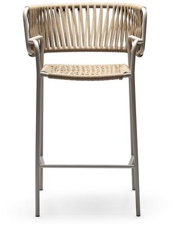 CHAIRS & MORE Высокий садовый табурет на морской веревке с подлокотниками Klot sun-id-1391045 - Вид №7