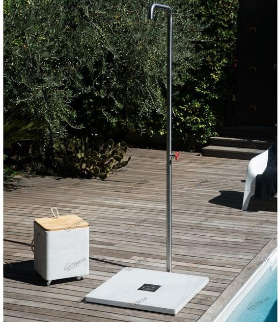 PAOLELLI GARDEN Летний душ из нержавеющей стали Cimento 53 5200