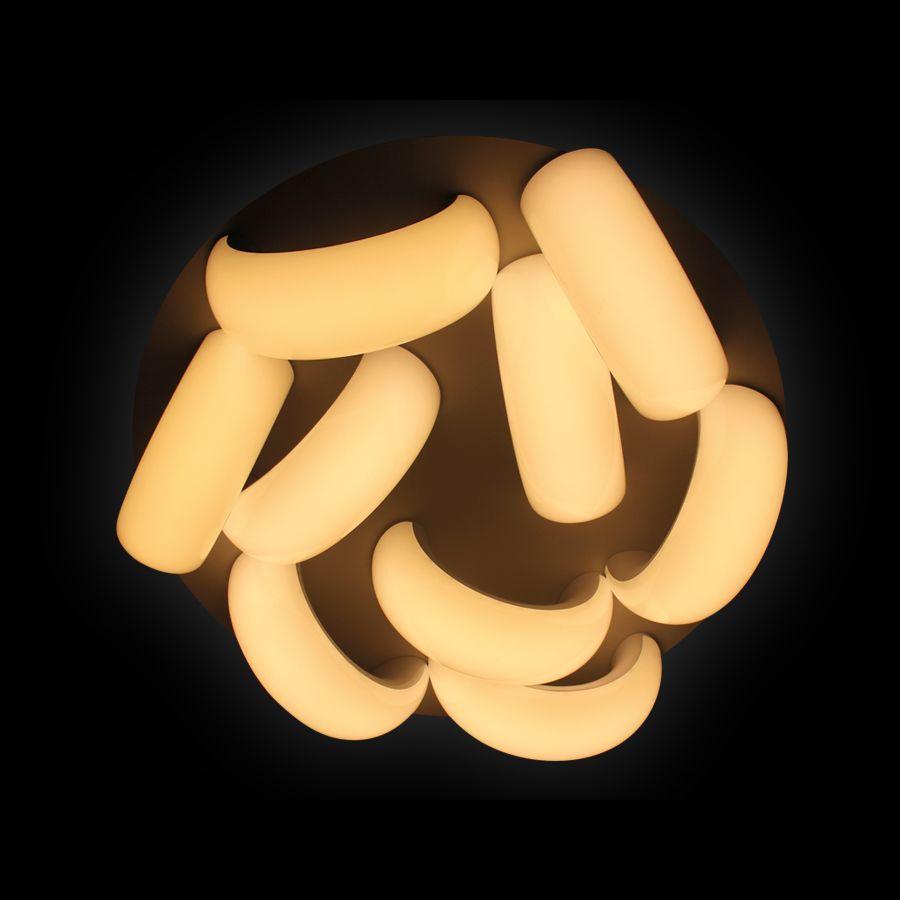 Потолочная светодиодная люстра Ambrella light Orbital Cloud FC15/9 WH 180W D800 AMBRELLA LIGHT ДИЗАЙНЕРСКИЕ, ORBITAL CLOUD 220089 Белый  - Вид №3