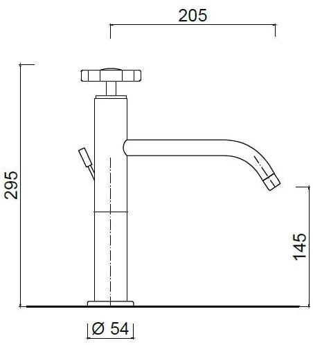 Rubinetteria Giulini Смеситель для умывальника, однорычажный Giò crystal - giò F3539a/s - Вид №1
