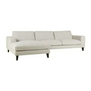 Диван угловой Passion, левосторонний, молочный