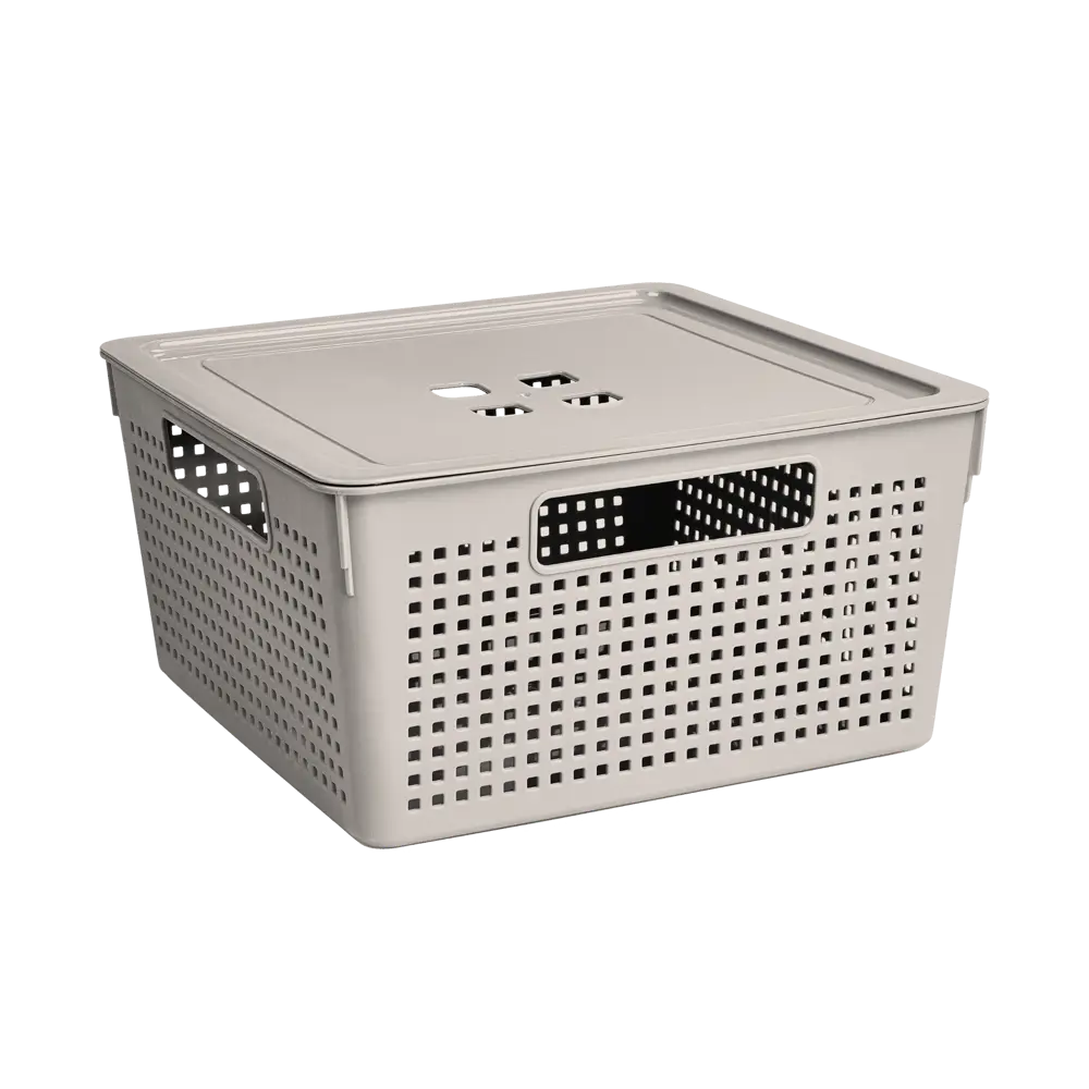 Корзинка для хранения VIOLET Лофт - квадратный органайзер с ручками 86763387 STLM-0071460