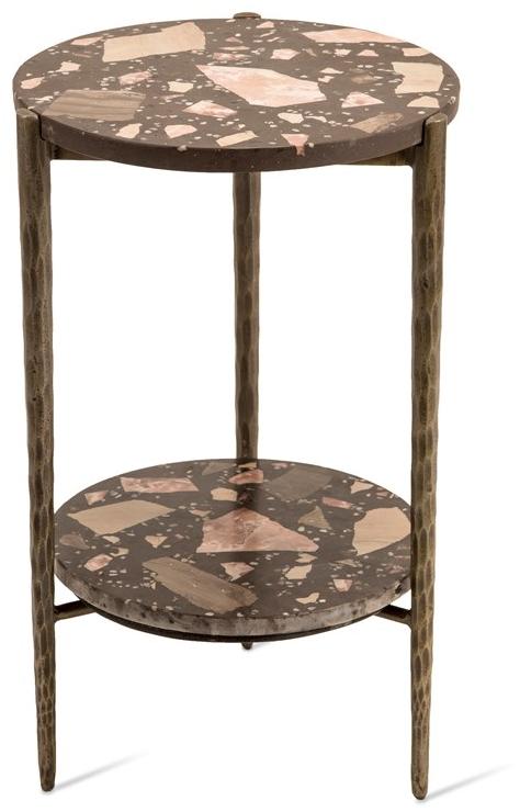 Pols Potten Круглый журнальный столик из натурального камня  300-070-040  - Вид №1