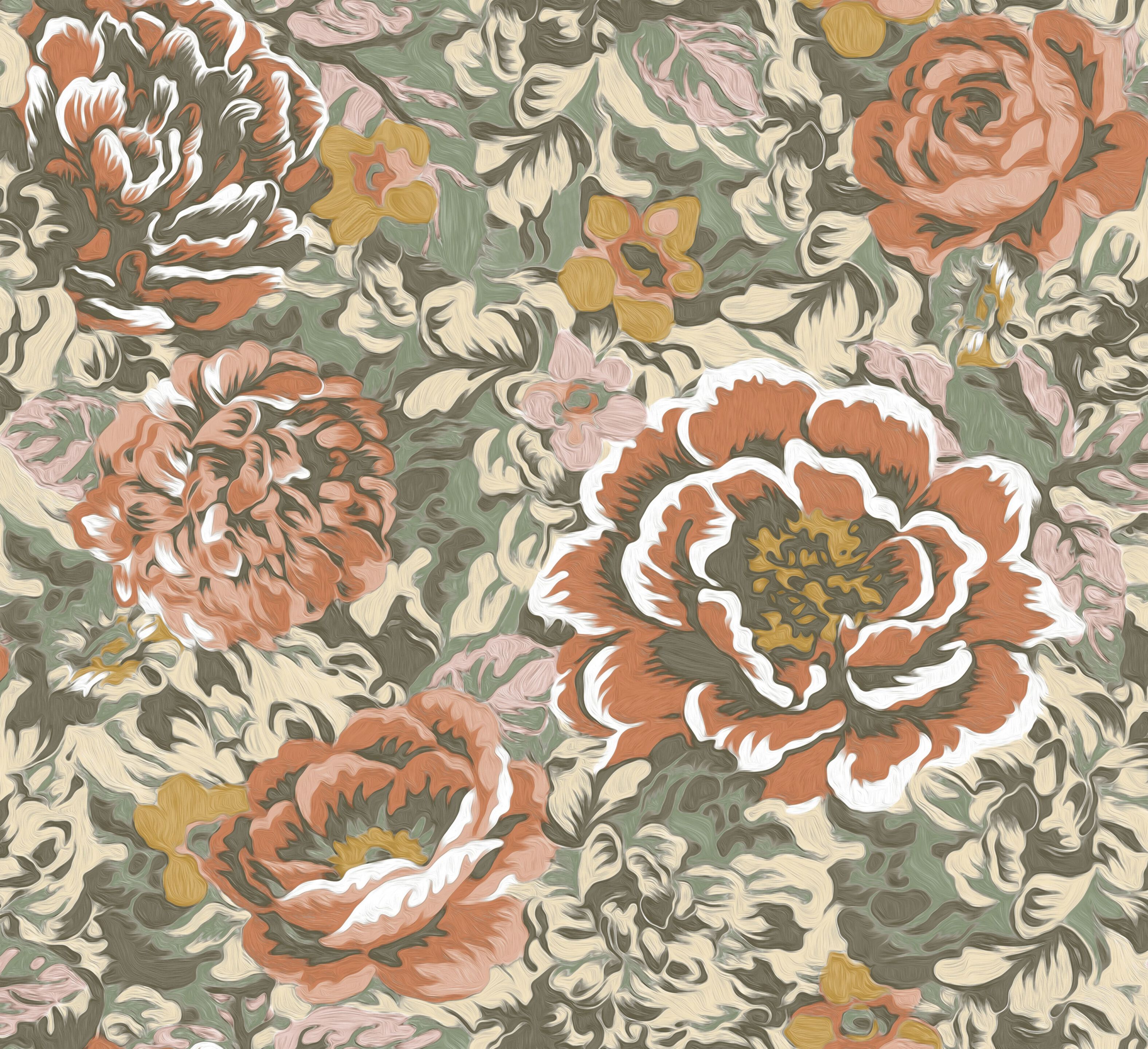 Цветочные узоры нетканые обои LELIEVRE Quenin-Belle Époque ARCH-00121158 - Вид №11