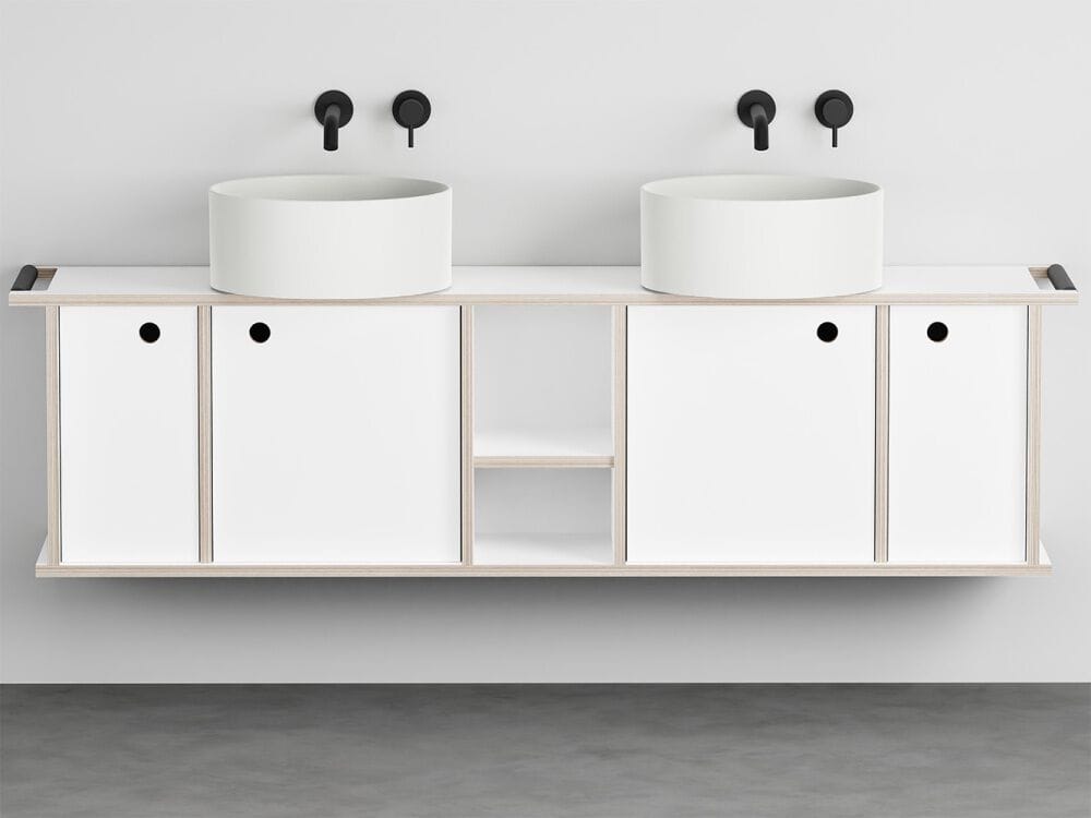 Fenix-NTM® двойная секционная раковина со встроенной раковиной Ceramica Cielo THEO 175 ARCH-00024011 - Вид №9