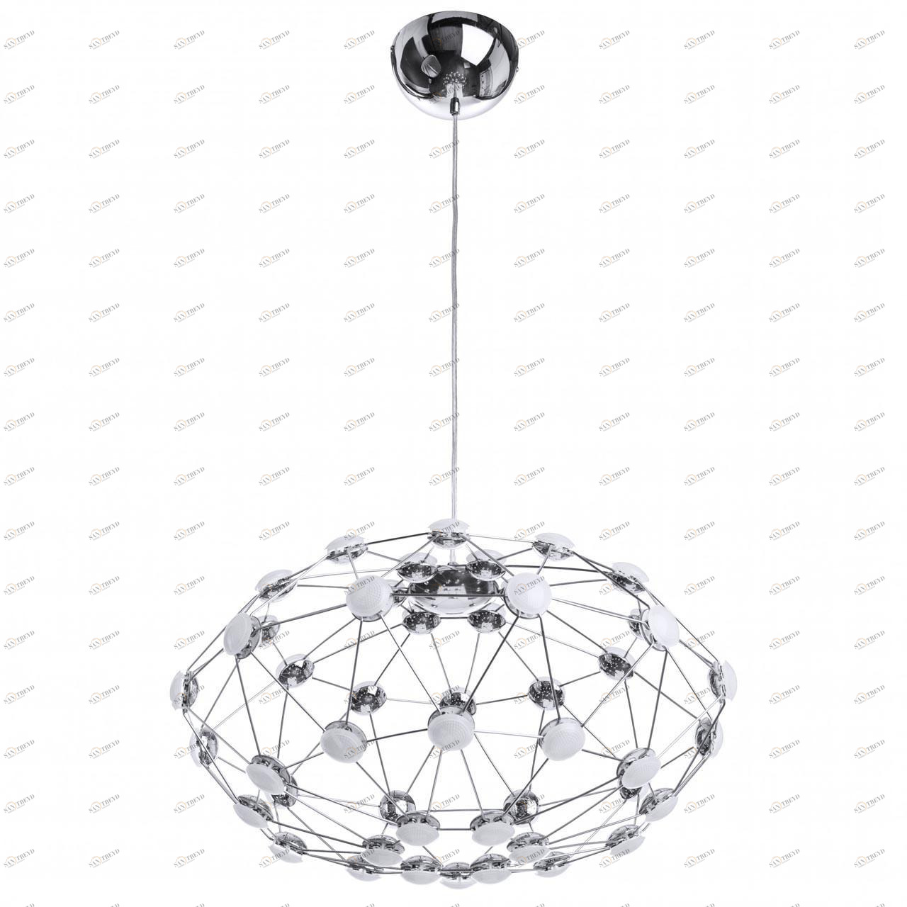 Подвесной светодиодный светильник Divinare 1720/02 SP-48 DIVINARE 1720 200207 Хром 