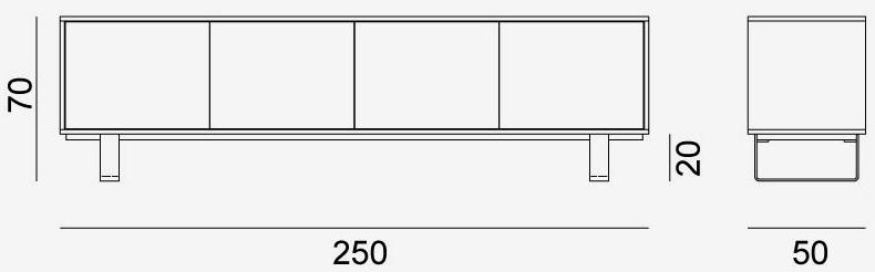 Gervasoni Буфет из орехового дерева с распашными дверцами Sweet sun-id-1447579 - Вид №7