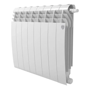 Радиатор секционный Royal Thermo Biliner 500/87 8 секций нижнее подключение биметалл белый