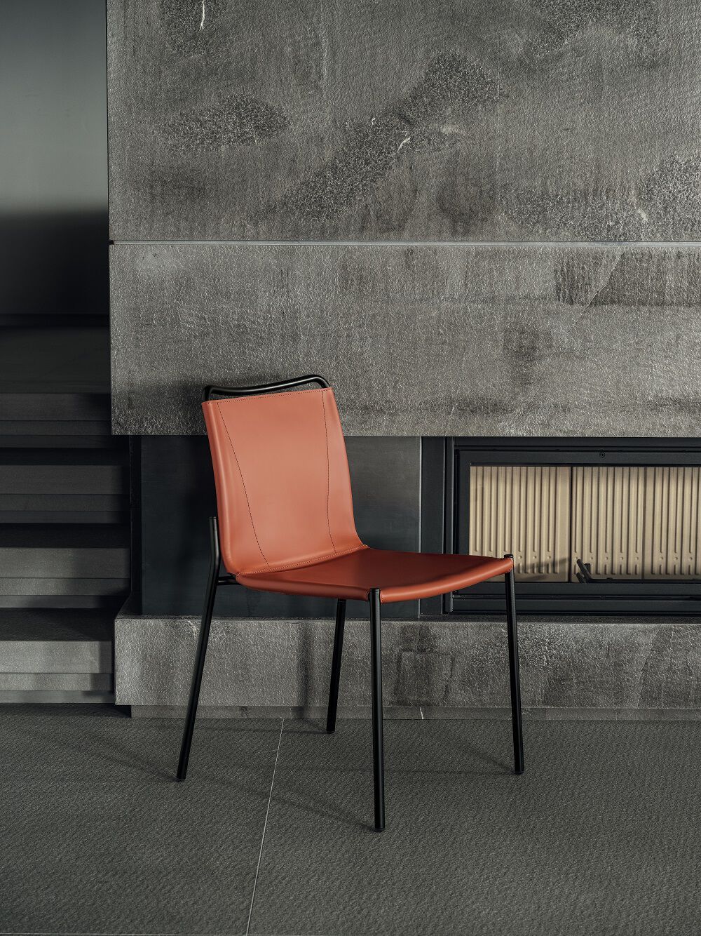 Кожаный стул Bontempi Casa SHAPE ARCH-00021856 - Вид №1