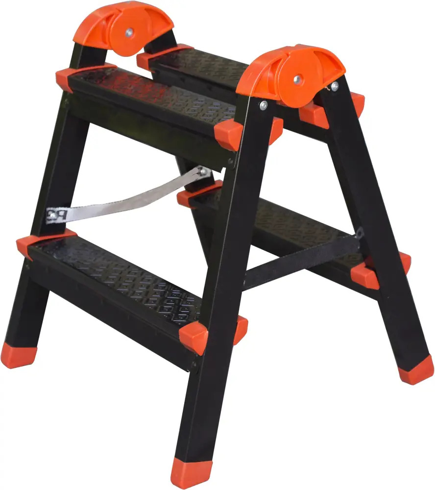 Стремянка-табурет Zalger двухсторонняя стальная 2 ступени 85172712