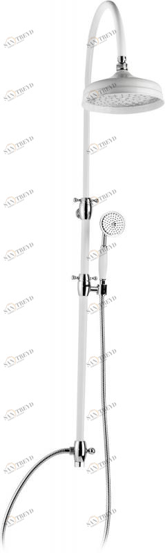 Душевая колонна с ручным и верхним душем Cezares CZR-CA-BLC