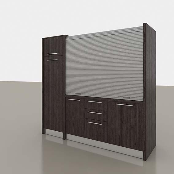 Mobilspazio Выдвижная деревянная мини-кухня Zeus K120 - Вид №6