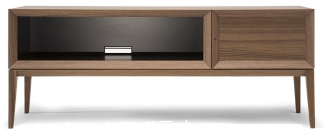 Natuzzi Тумба под телевизор из массива дерева с системой управления кабелями Leggero sun-id-1462355 - Вид №1