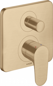 34427140 Смеситель для ванны, однорычажный, скрытого монтажа, со встроенной защитной комбинацией согласно EN1717 AXOR CITTERIO M