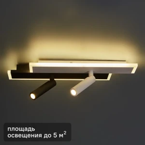 Светильник потолочный 20047SMA/01 цвет бело-черный