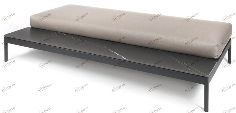 FISCHER MÖBEL Садовая скамейка из ткани sunbrella® Kairos sun-id-1447699