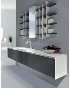 LASA IDEA Настенная тумба под умывальник с ящиками Metropolis