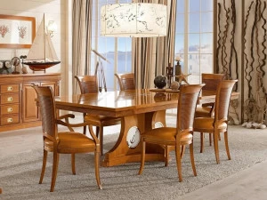 Caroti Прямоугольный стол из массива дерева Sestante