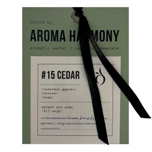 Саше ароматическое Aroma Harmony Кедр 10г зеленый 89342129 STLM-2109652