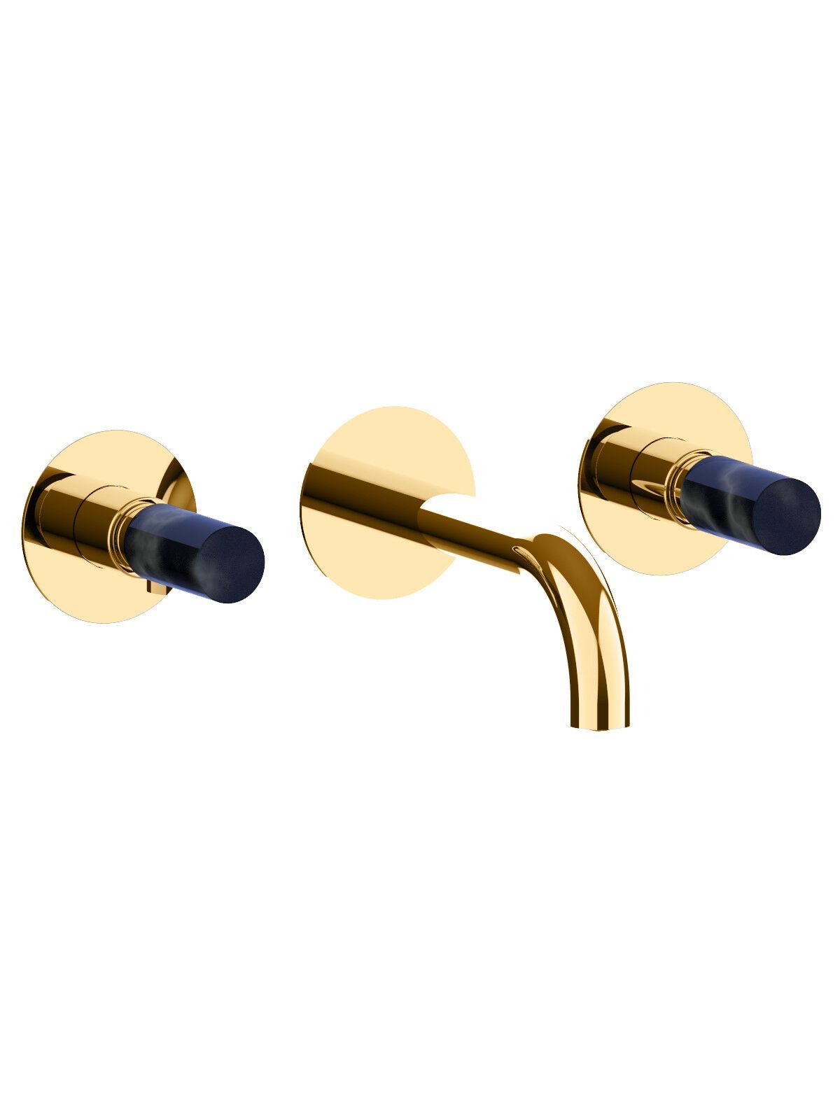 Настенный смеситель для раковины с 3 отверстиями без слива Rubinetterie Frattini Pepe XL ARCH-00037632 - Вид №2