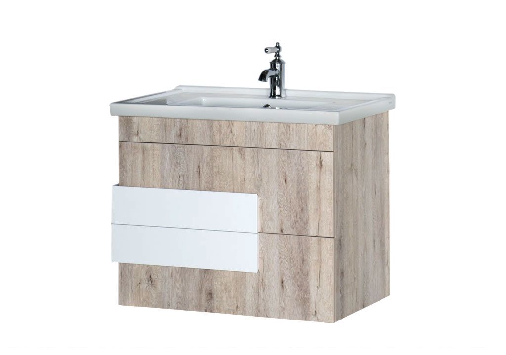 Тумба с раковиной Aquanet Мадейра 80 дуб кантри 0018307100182324 - Вид №3