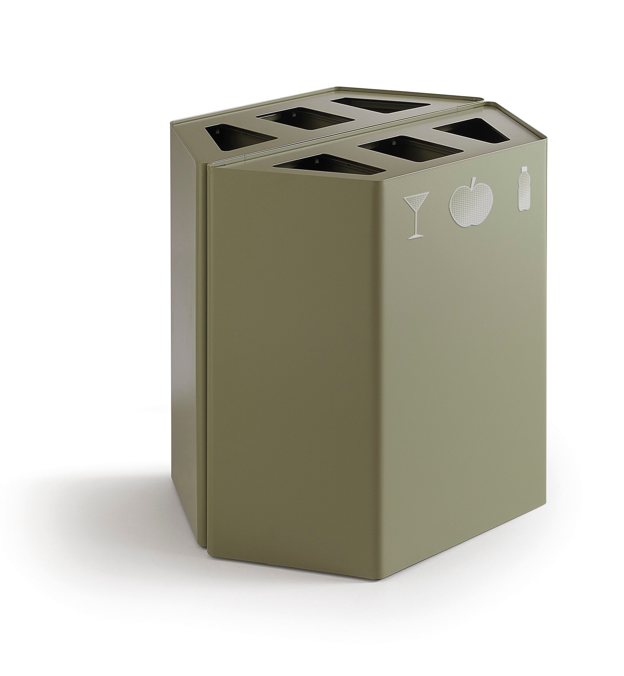 Держатель для мусора из листового металла для раздельного сбора Caimi Brevetti LINEAR ARCH-00141937 - Вид №3