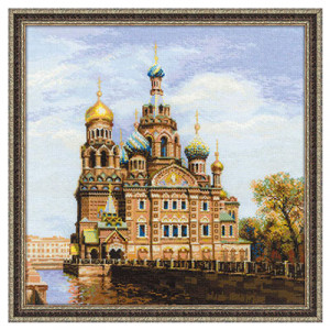 1548 Набор для вышивания Санкт-Петербург. Храм Спаса-на-крови 40 х 40 см RIOLIS Сотвори Сама