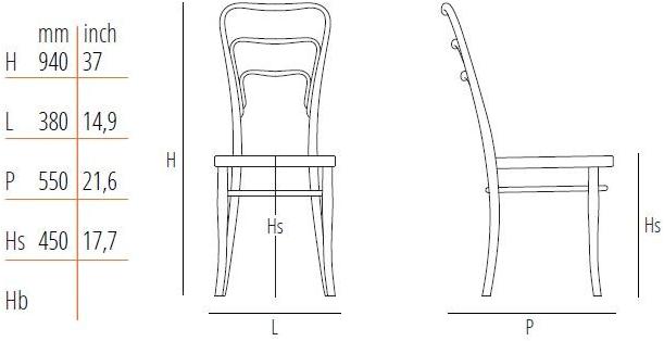 Wiener GTV Design Стул из бука Vienna 144 sun-id-1480050 - Вид №8