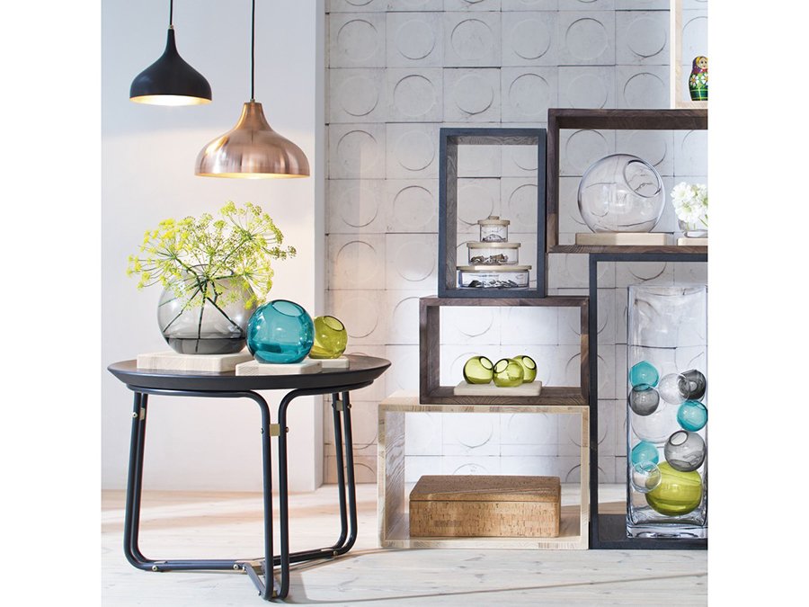 Трио ваз на подставке 8 см прозрачные Axis LSA INTERNATIONAL ДИЗАЙНЕРСКИЕ 253370 Прозрачный  - Вид №1