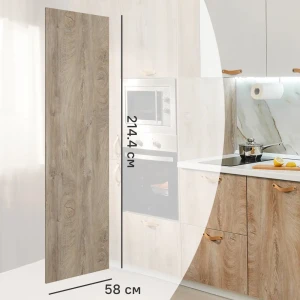 Фальшпанель для кухонного шкафа Зея 58x214 см KONSENSA ЛДСП цвет коричневый