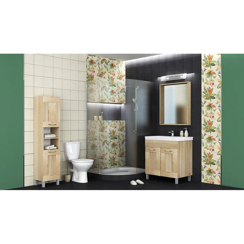 SANITA LUXE Fest 60 — прямоугольная фарфоровая раковина для ванной 81931486 STLM-1376005 - Вид №5