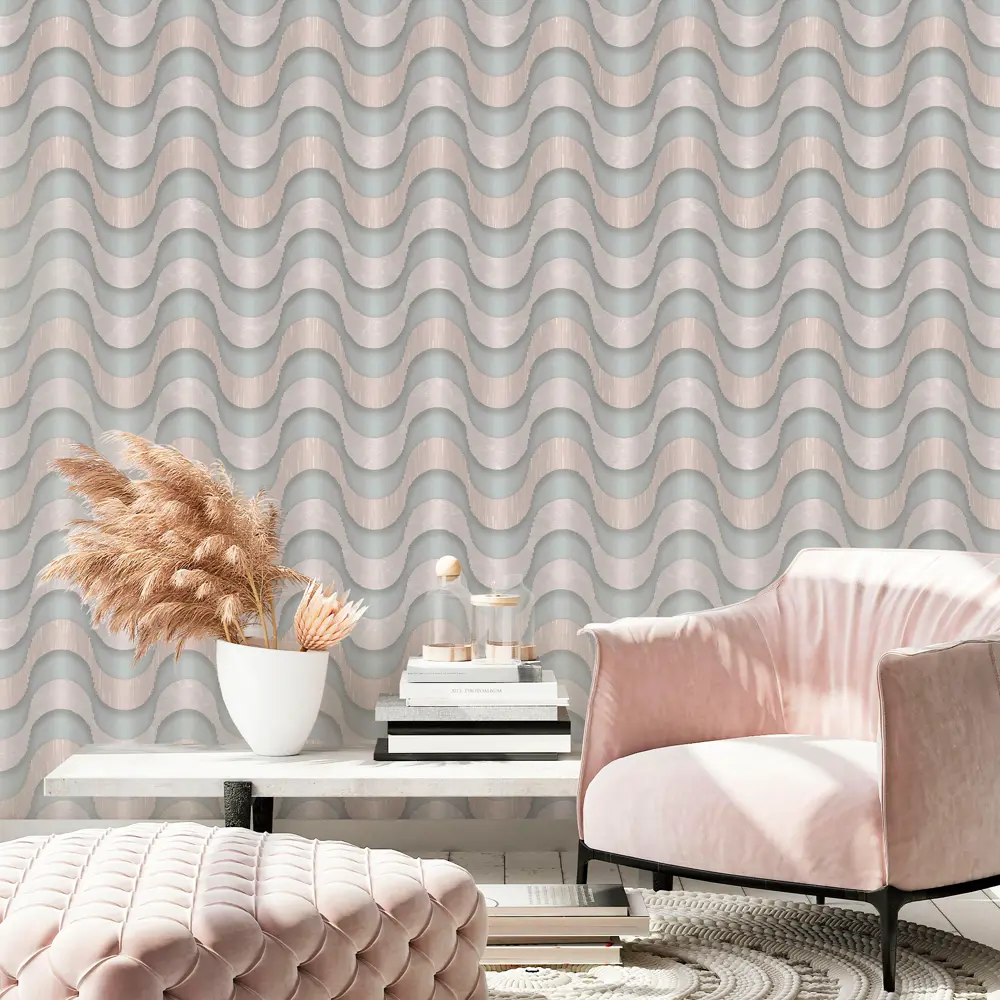 ОБОИ 1,06Х10М ФЛИЗ FLOW ГОЛ OR8022-03 ORNAMY STLM-2186323 - Вид №2