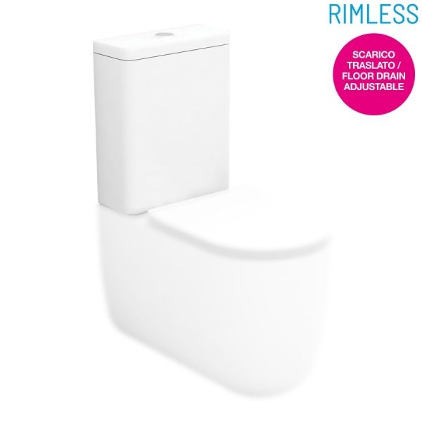 MIL71PF123 Olympia Milady, бачок для моноблока, включая механизм смыва, цвет черный матовый Santreyd