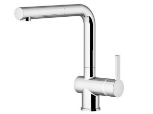 Однорычажный кухонный смеситель с поворотным изливом