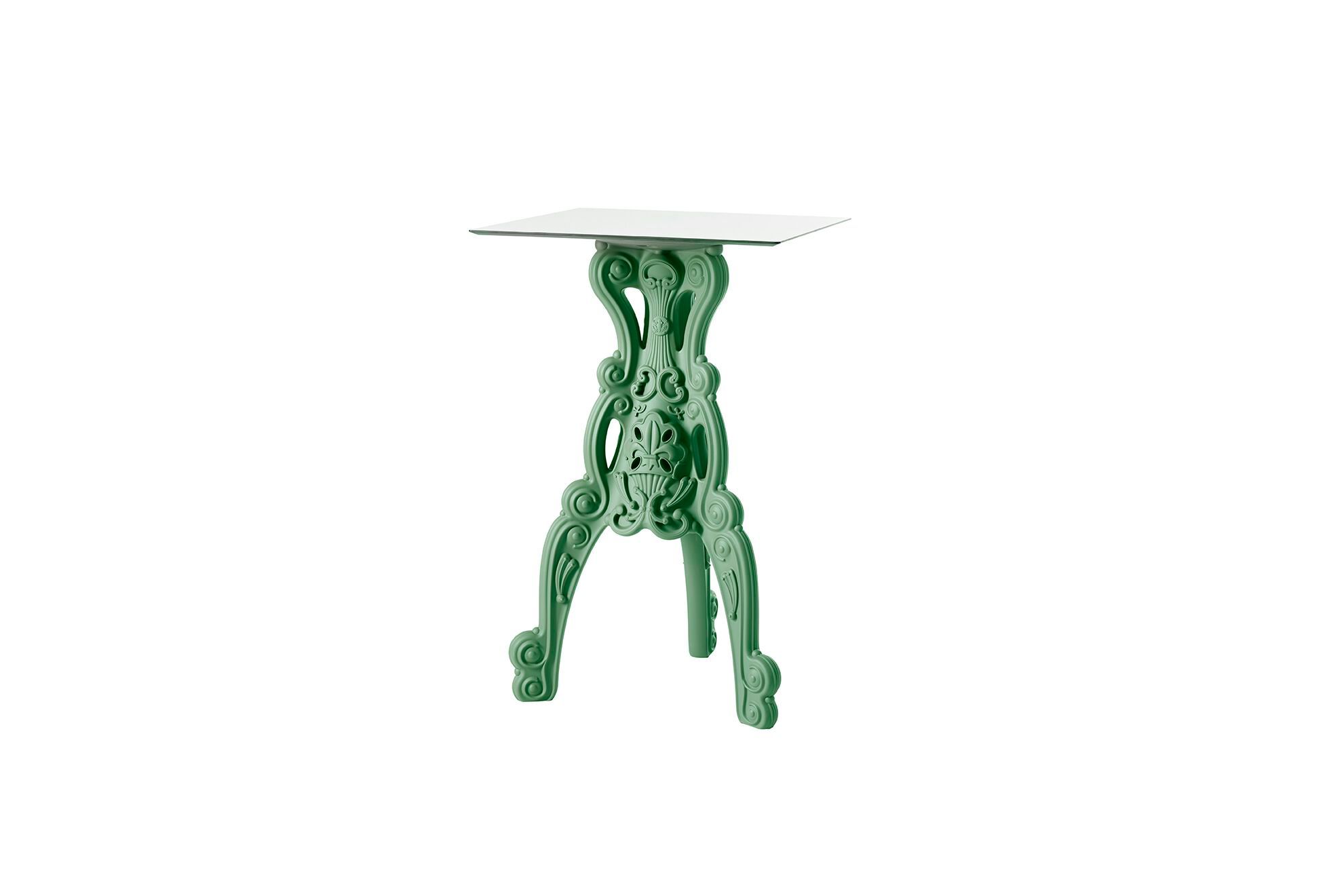 Высокий квадратный стол из полиэтилена для контракта SLIDE Дизайн любви ARCH-00091539 - Вид №10