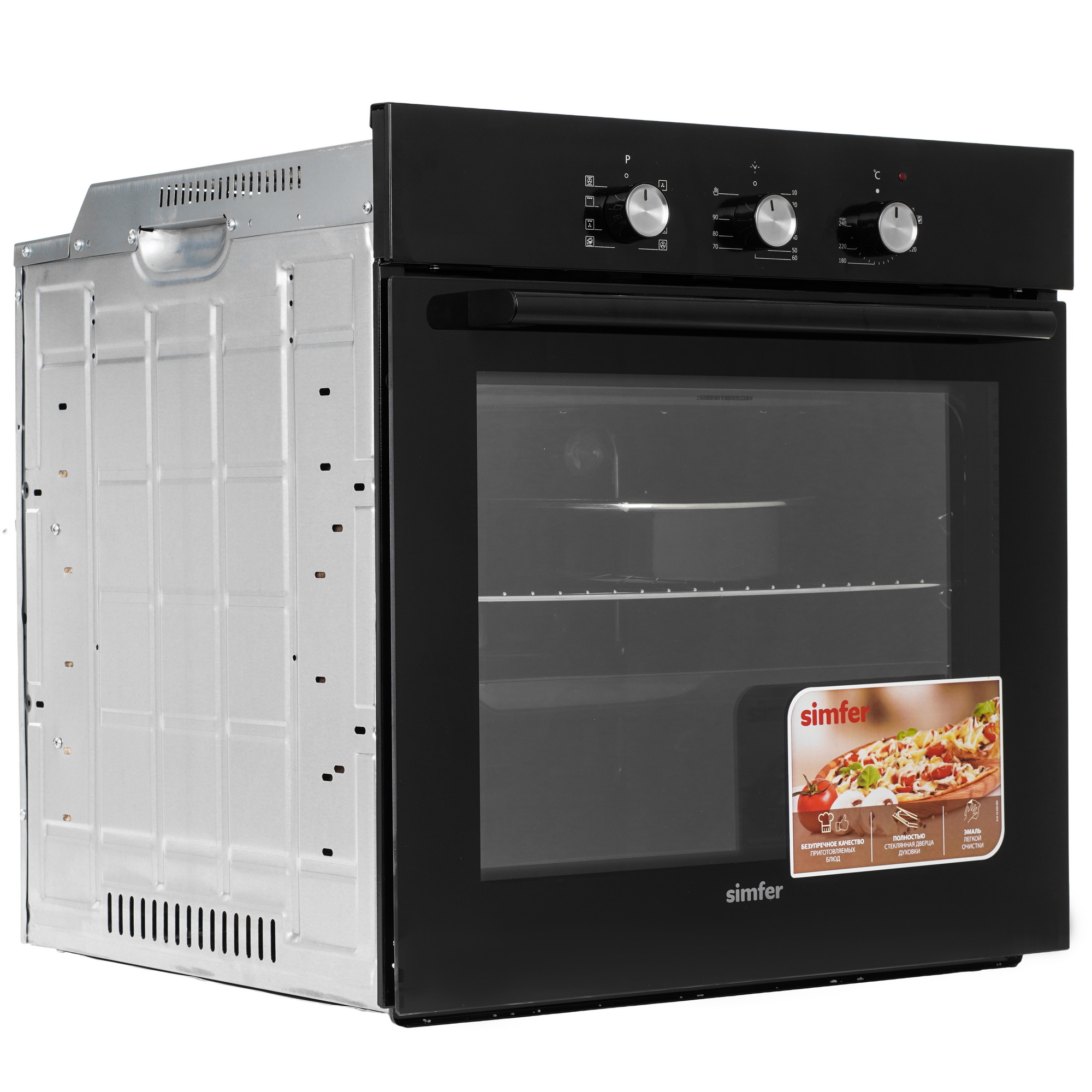 9280274 Духовой шкаф электрический Simfer B6EB19071 + Варочная поверхность индукционная Simfer H60I74S003 STDN-0087211 - Вид №2