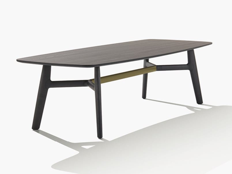 Прямоугольный стол из вяза Poliform Curve ARCH-00089987