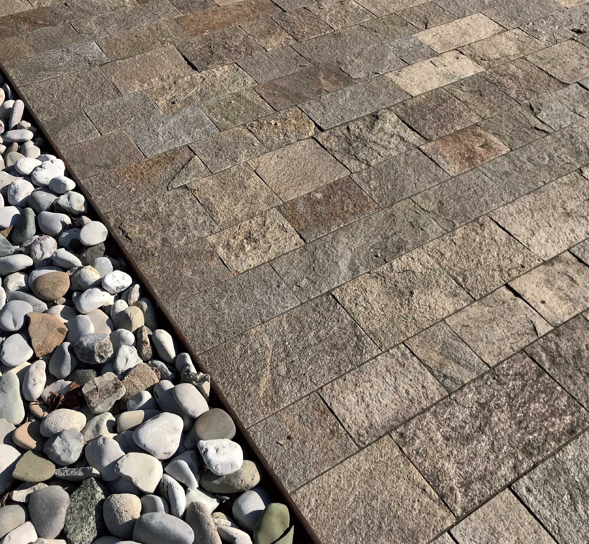 Пол из натурального камня B&B Rivestimenti Naturali брусчатка ARCH-00001767