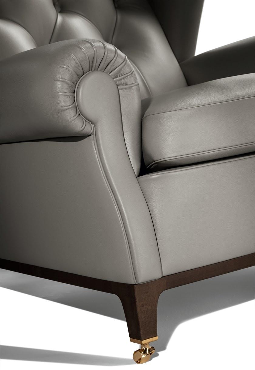 Poltrona Frau Стеганое кожаное кресло с подлокотниками La collezione - divani e poltrone sun-id-1475501 - Вид №10