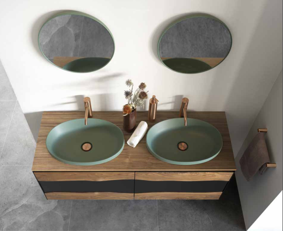 C525M1L70.101RV Тумба подвесная с 1 выдвижными ящиками 50 см A. e T. Italia TRACE Белый матовый - Дуб Италия AeT ITALIA - Вид №7