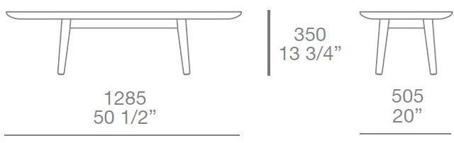 Poliform Низкий стол из массива дерева Mad sun-id-1429303 - Вид №5