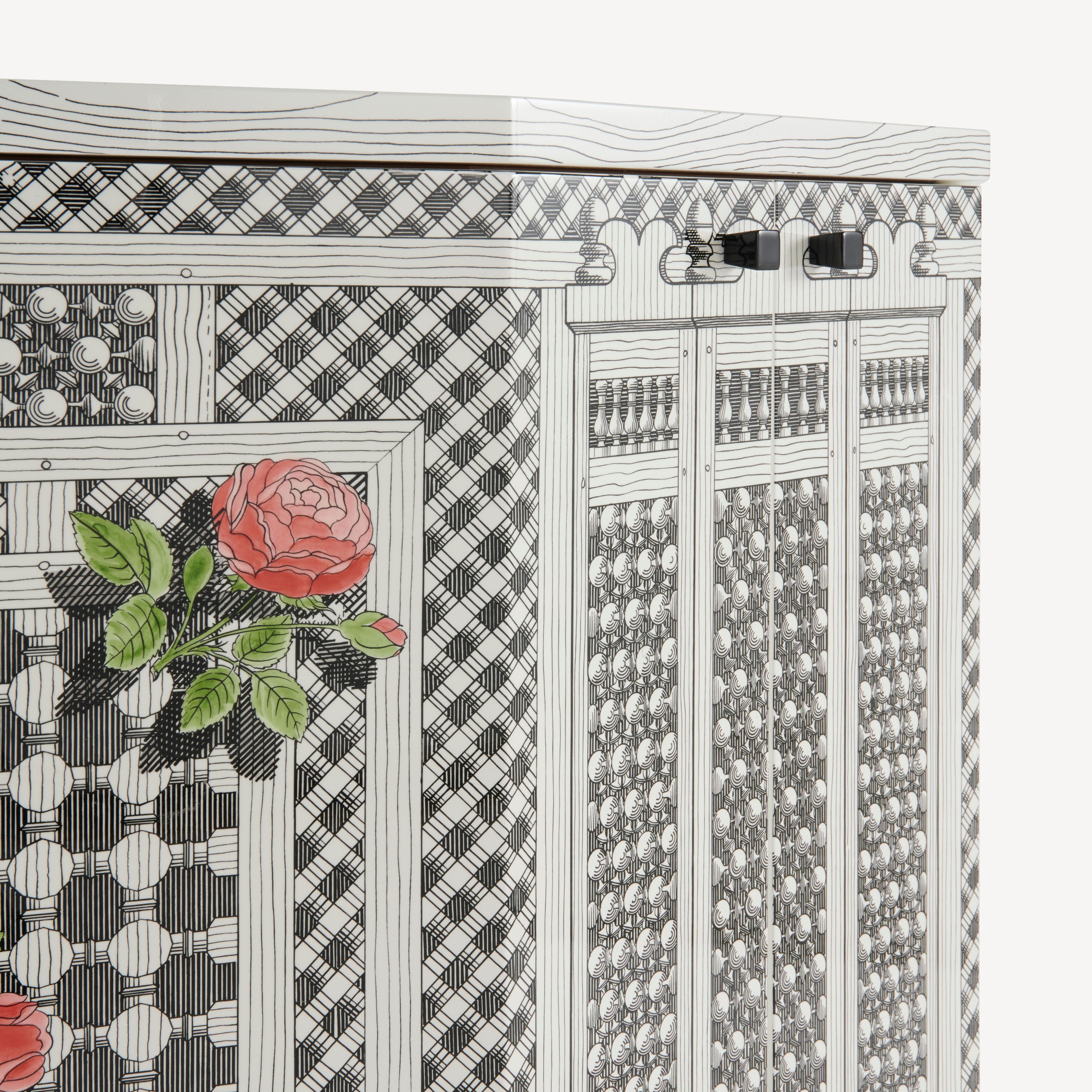Маленький шкаф Fornasetti Musciarabia con rose ARCH-00043179 - Вид №4