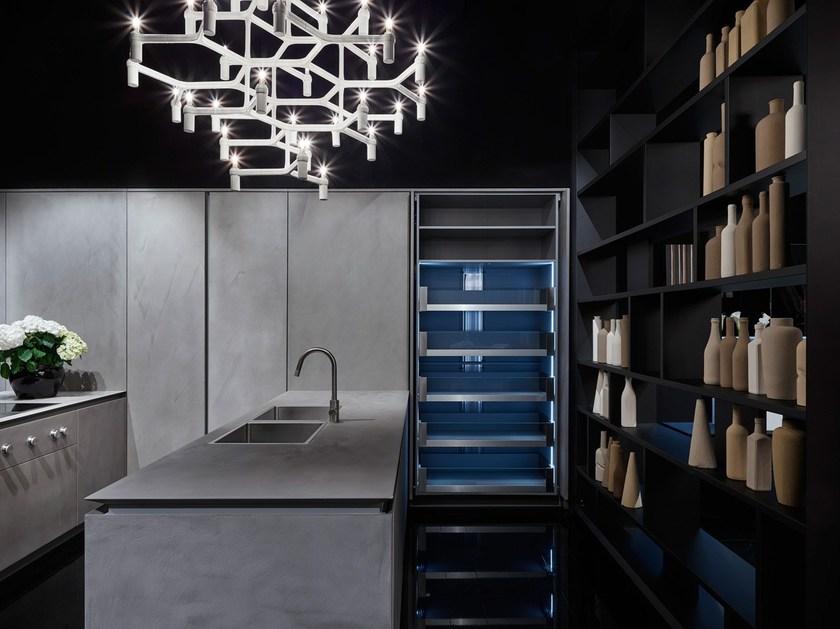 RIFRA Кухня с двойным островом из шиферного бетона Fly sun-id-1452134 - Вид №6