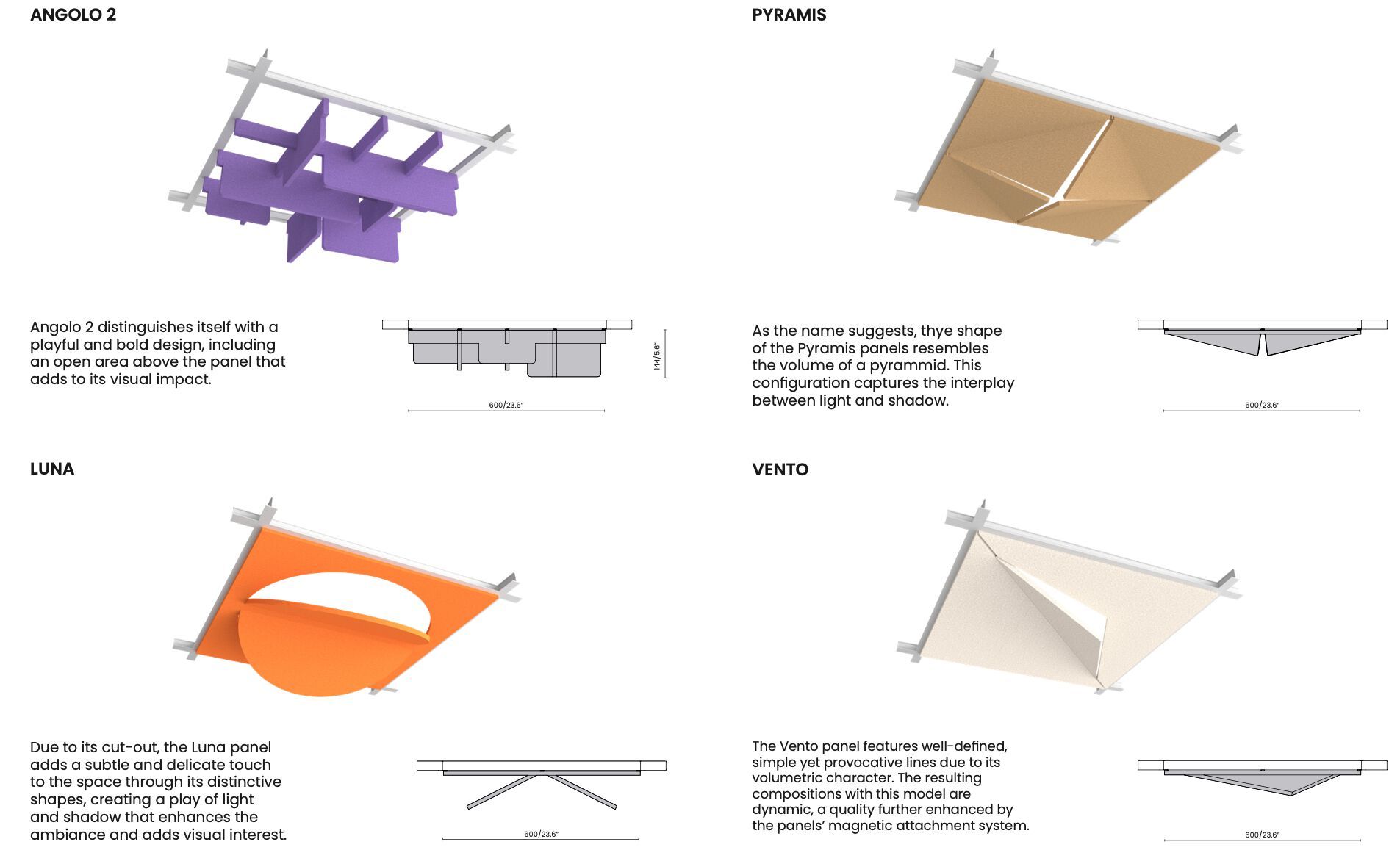 Потолочная офисная акустическая панель Askia MAGNETIC VOLUMETRIC ARCH-00121365 - Вид №2