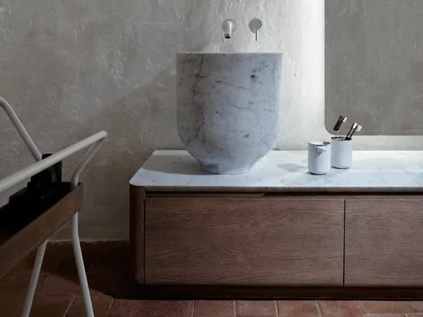 Мраморная раковина с одной круглой столешницей Inbani ORIGIN ARCH-00121922 - Вид №5