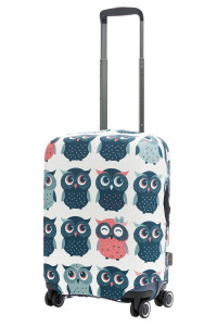 ECO Совушки S Чехол для чемодана малый Fancy Armor ECO