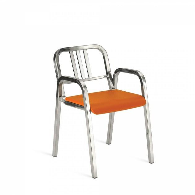 Emeco Штабелируемый алюминиевый стул с подлокотниками Nine-o™ sun-id-1504845 - Вид №6