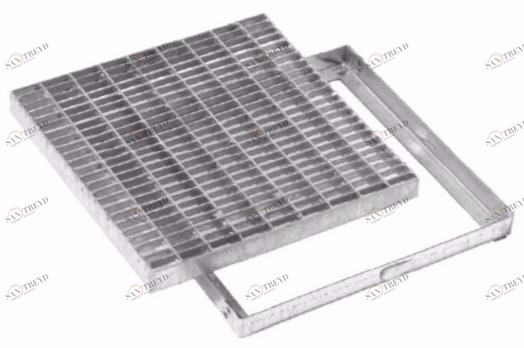 Dakota Решетка квадратного сечения с защитой от каблука с каркасом из оцинкованной стали Griglie elettrosaldate e sigilli sun-id-1475407