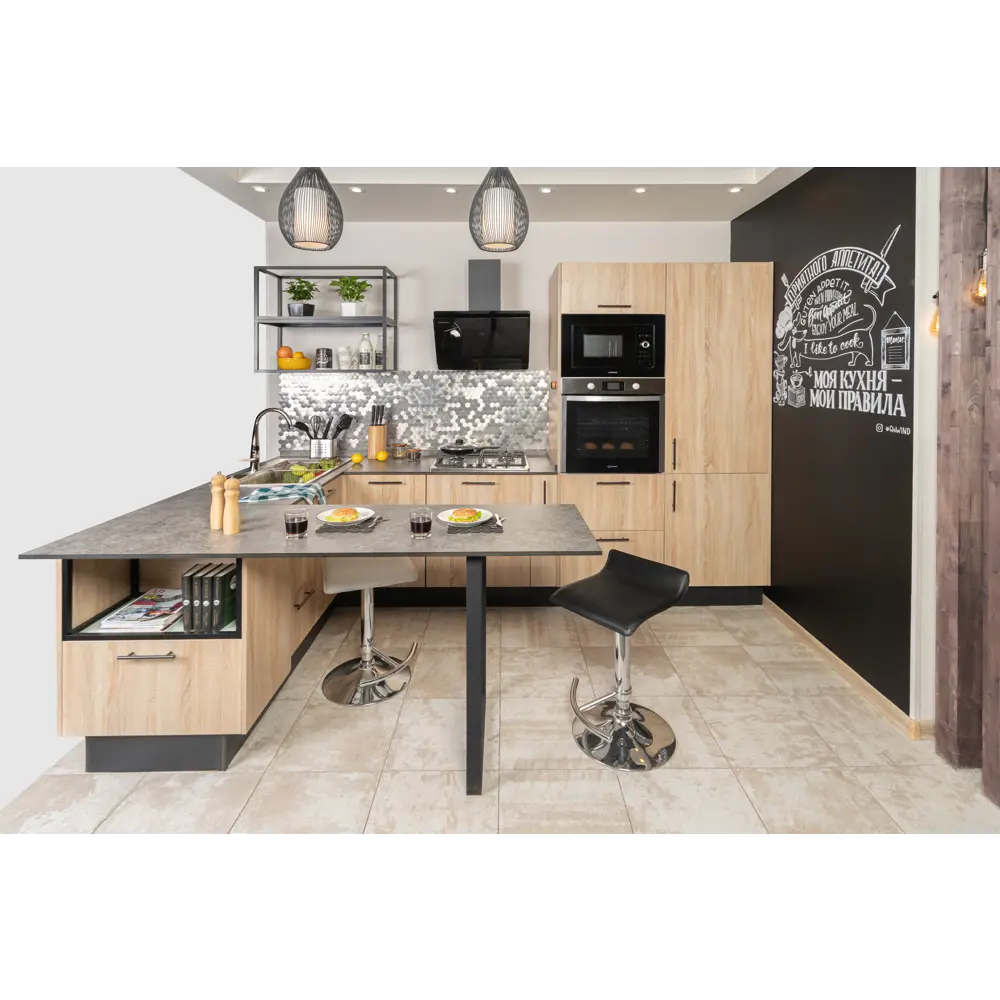 Фасад кухонный Сантьяго Delinia ID 29.7×102.1 см коричневый ЛДСП 82676488 STLM-0033780 - Вид №12