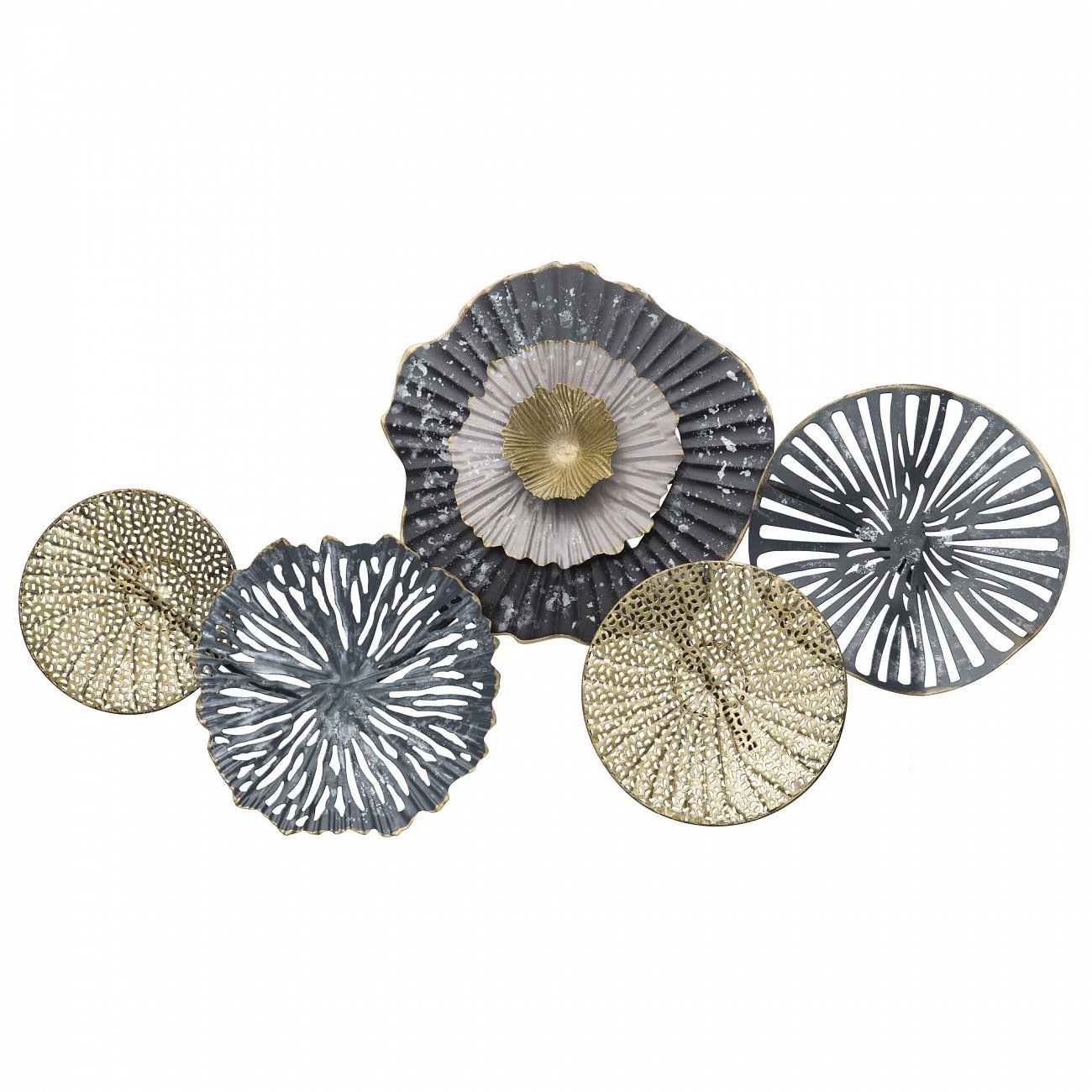 Панно настенное металлическое 66 см 93007 Tomas Stern TOMAS STERN  00-3865434 Серый  - Вид №1